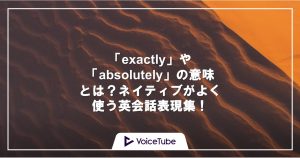 exactly absolutely 意味